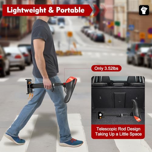 Adjustable Scooter Seat with Foam Cushion F7852