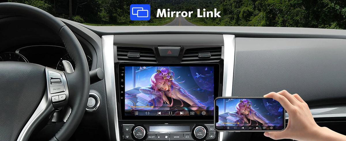 10.1 inches Android 12 Double Din Car Stereo IPS Touchscreen Car Radio with Carplay Android Auto Backup Camera GPS FM BT W912943