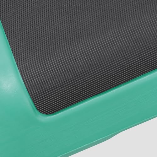 16" x 16" Adjustable Aerobic Stepper with 4 Risers, Green Q215