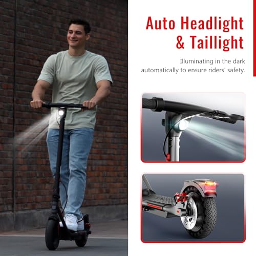 Electric Scooter with 8.5" Tires, Peak 500W Motor, Folding W6196