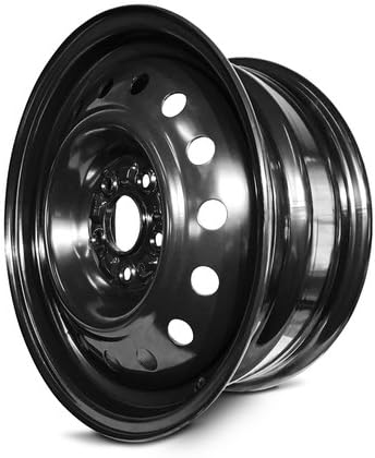 16 inch 5 Lug Black Steel Wheel V714