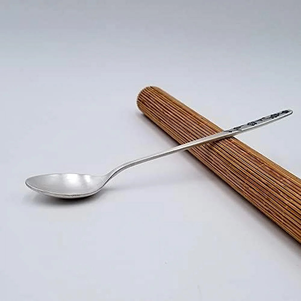 Sterling Silver Rice Spoon Dessert Spoon Stirring Spoon Tableware Q347097