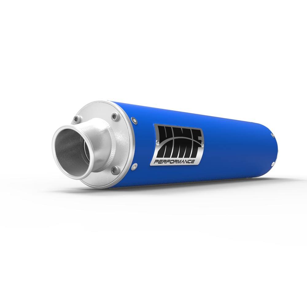 Blue Slip on Exhaust with End Cap M6401