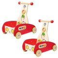 Toddler Push & Pull Toy Walker Cart with Blocks (2 Pack) X3482