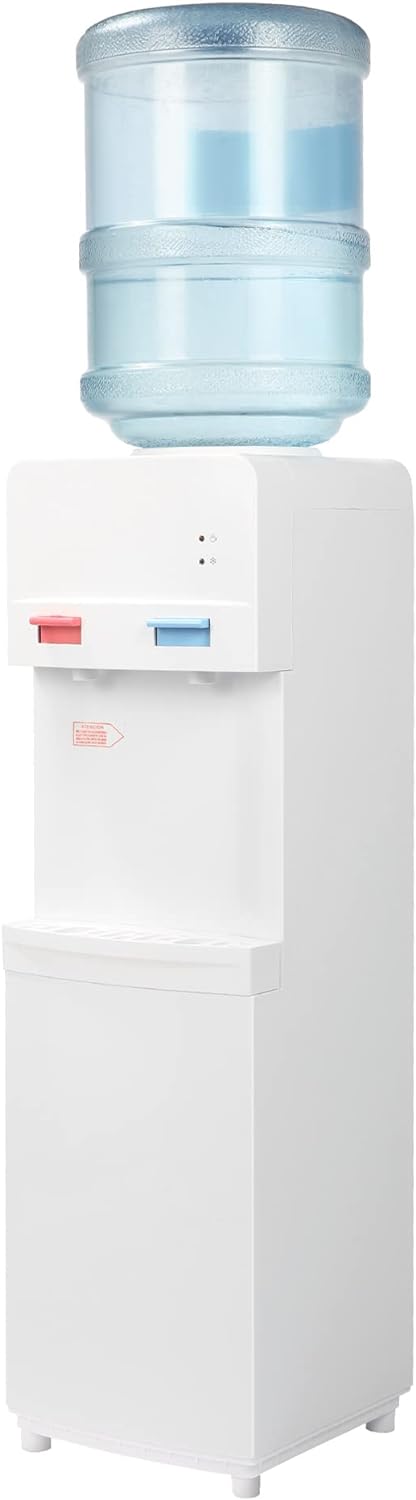 White Stainless Steel Top Loading Water Cooler Dispenser Q850
