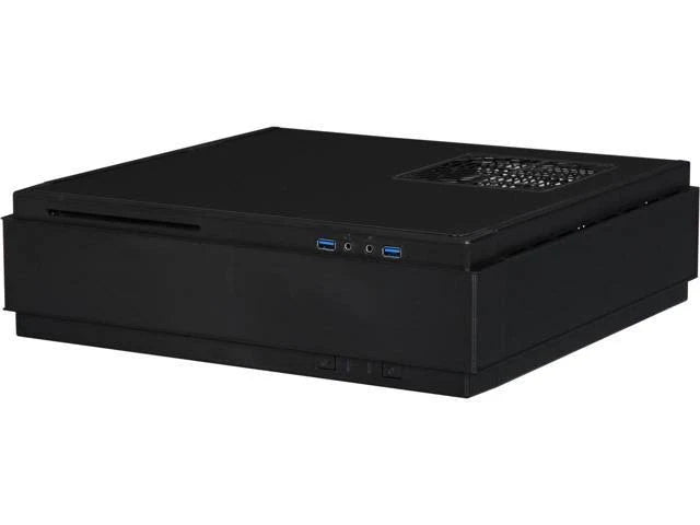 Black Slim Mini-ITX HTPC Gaming Case C378132