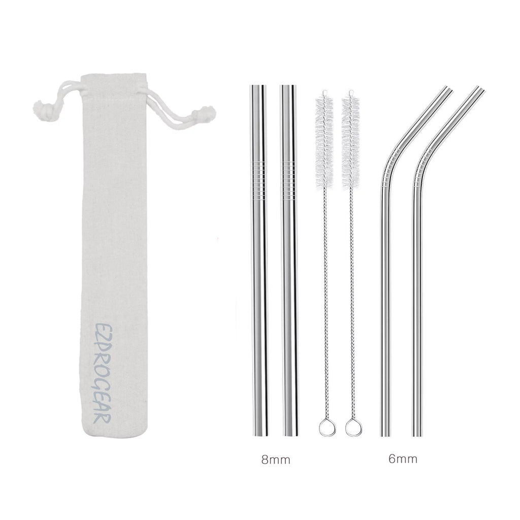 40 oz 2 Pack Stainless Steel Double Wall Vacuum Insulated Tumbler with Handle and Straws O84844