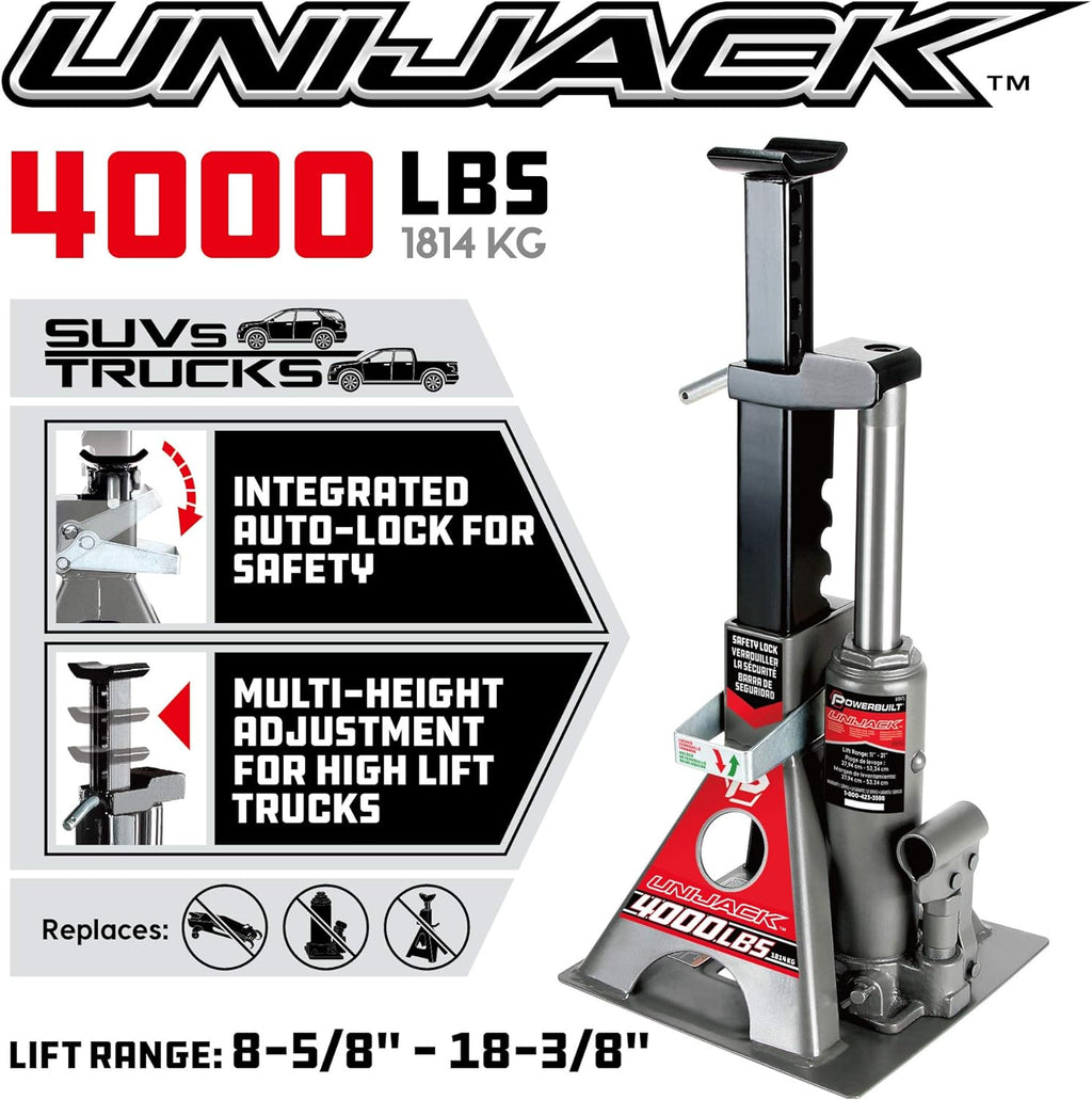2 Ton Hydraulic Bottle Jack and Jackstand V6469