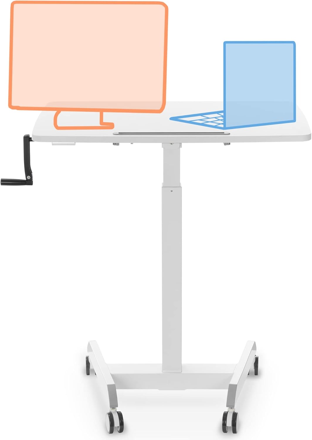 White 31in Portable Standing Desk I677