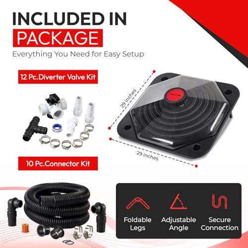 Black Solar Pool Heater Dome R71835