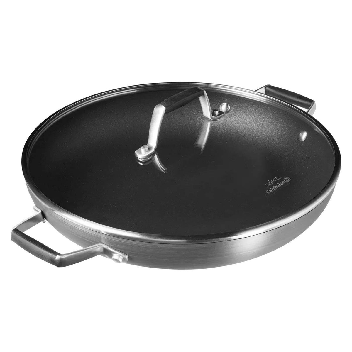 12-Inch Hard Anodized Nonstick Pan with Lid M78331