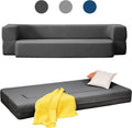 Dark Gray Folding Queen Size Sleeper Sofa Bed E141