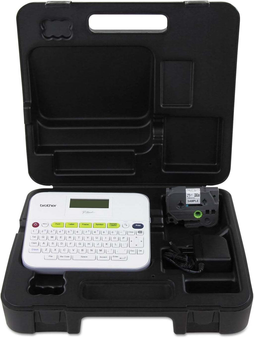 Compact Label Maker with Carry Case and Adapter V2141