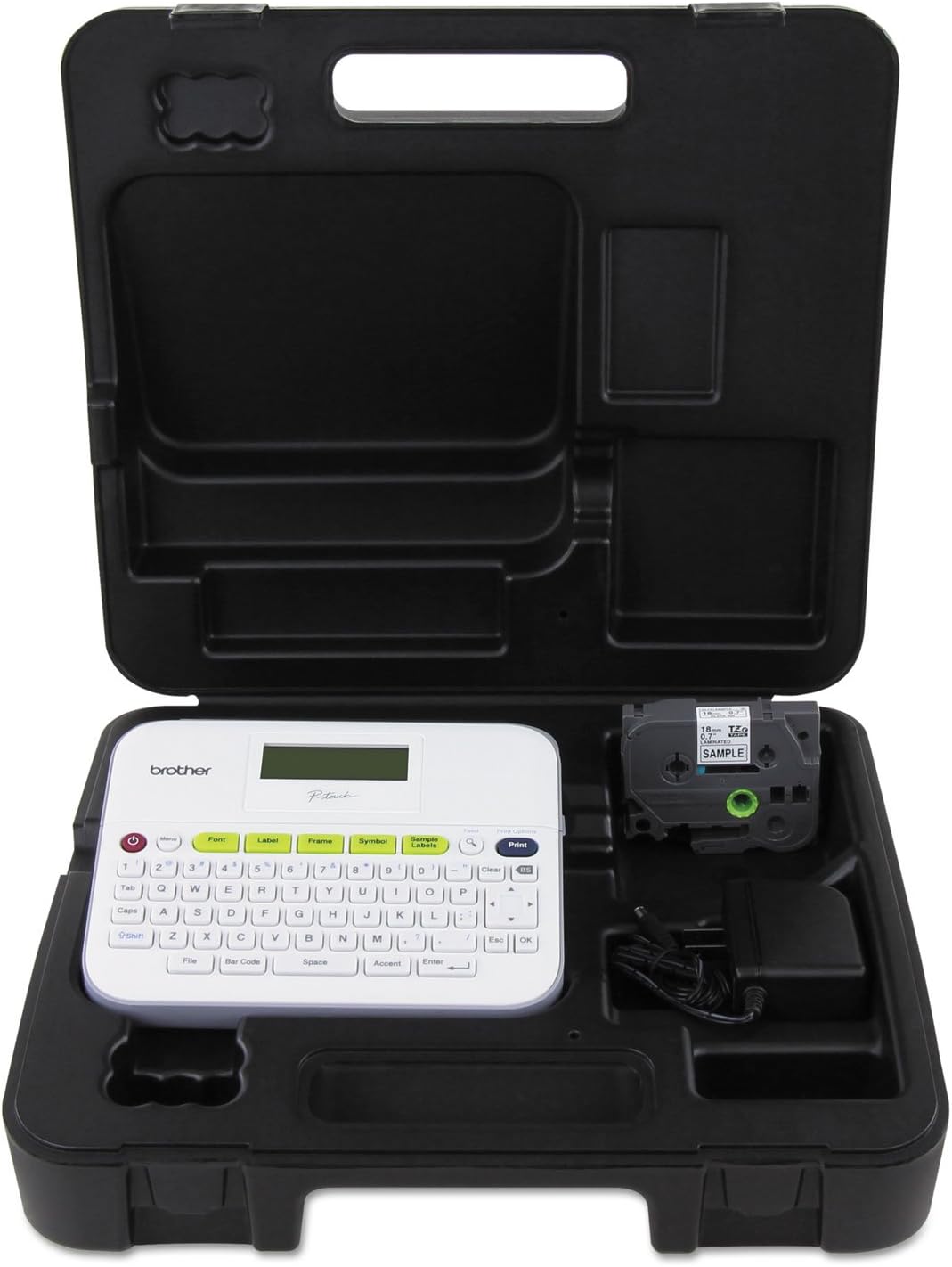 Compact Label Maker with Carry Case and Adapter V2141