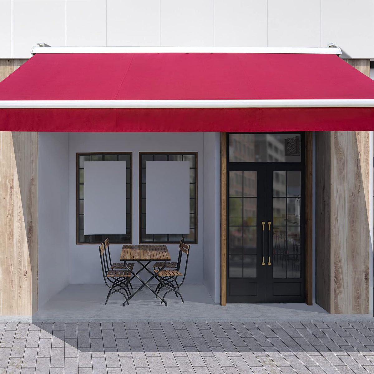 Retractable 12'x10' Motorized Patio Awning K43601