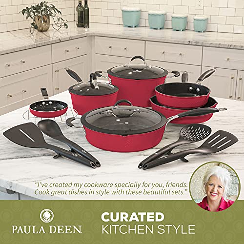 14-Piece Ceramic Non-Stick Cookware Set J3011
