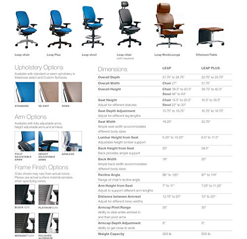 Sable Fabric Chair with Headrest I161966