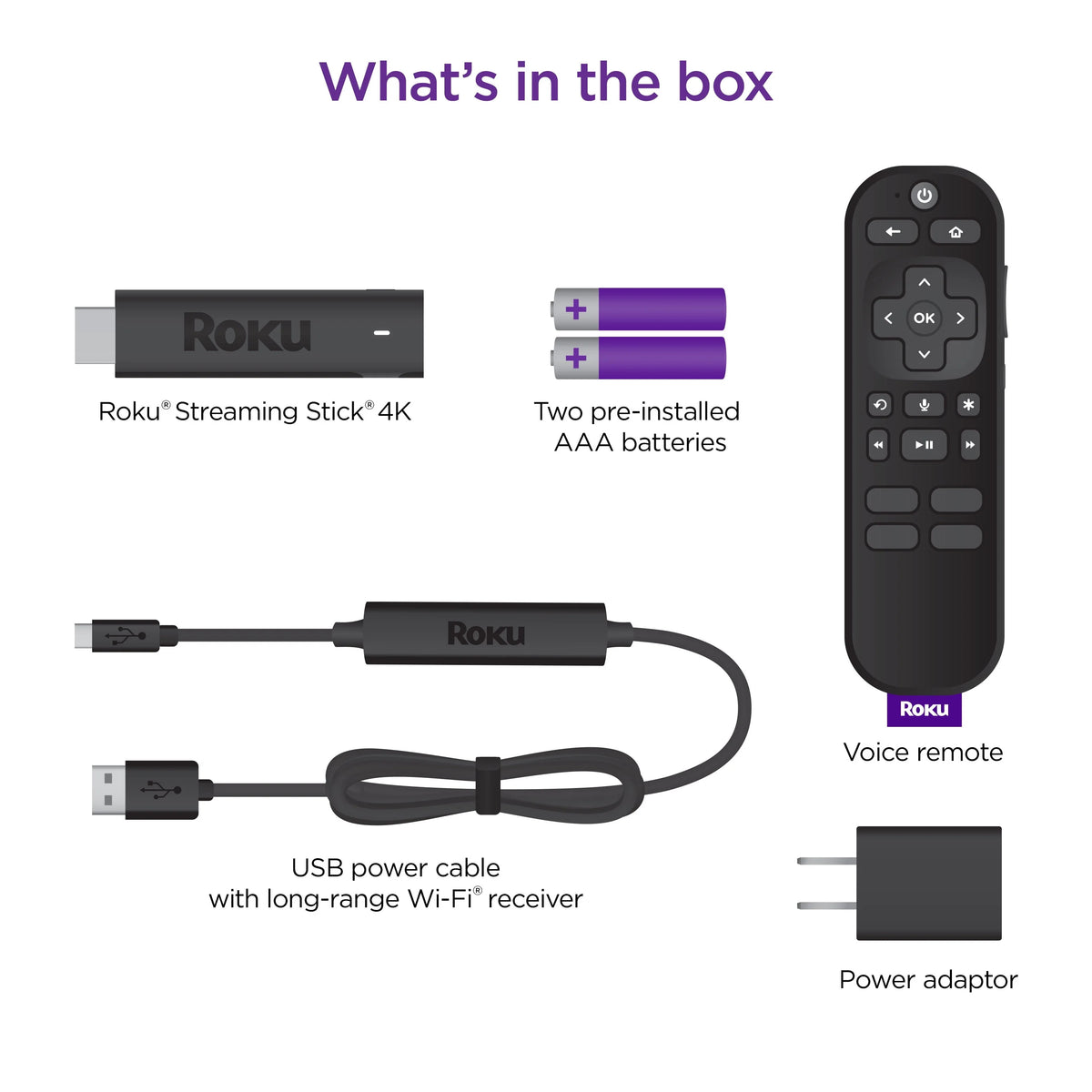 4K Streaming Stick with Voice Remote B5167