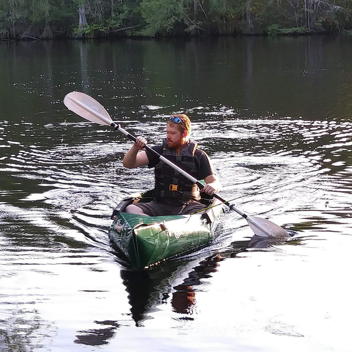 10 Ft Foldable Kayak Dark Yellow T813