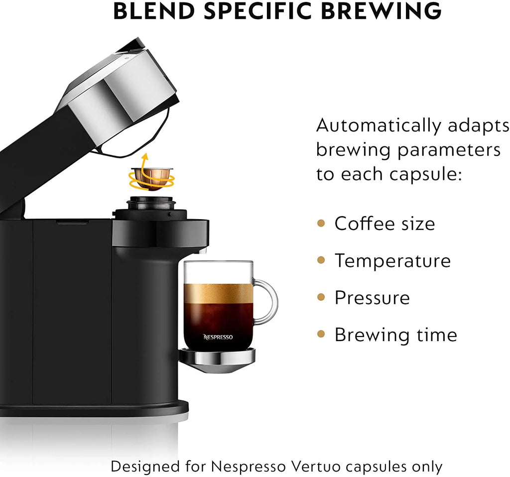 White Nespresso Vertuo Next Coffee and Espresso Machine F68268