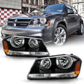 Black Headlights Replacement Driver + Passenger Side P7264