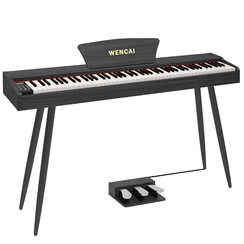 Black 88 Key Fully Weighted Hammer Action Digital Piano D332