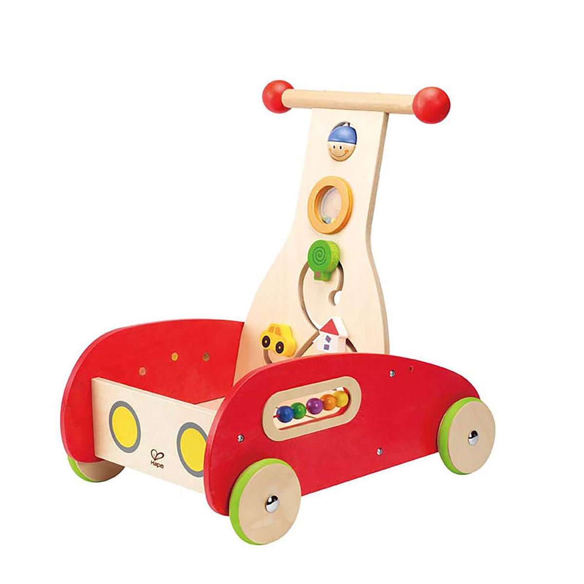 Toddler Push & Pull Toy Walker Cart with Blocks (2 Pack) X3482