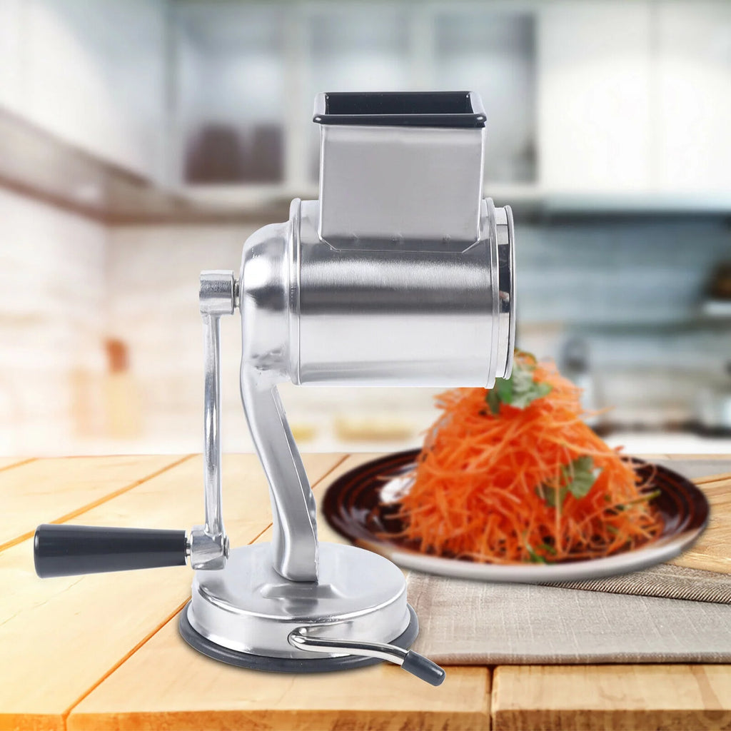 Stainless Steel Rotary Drum Grater with 5 Blades X3376