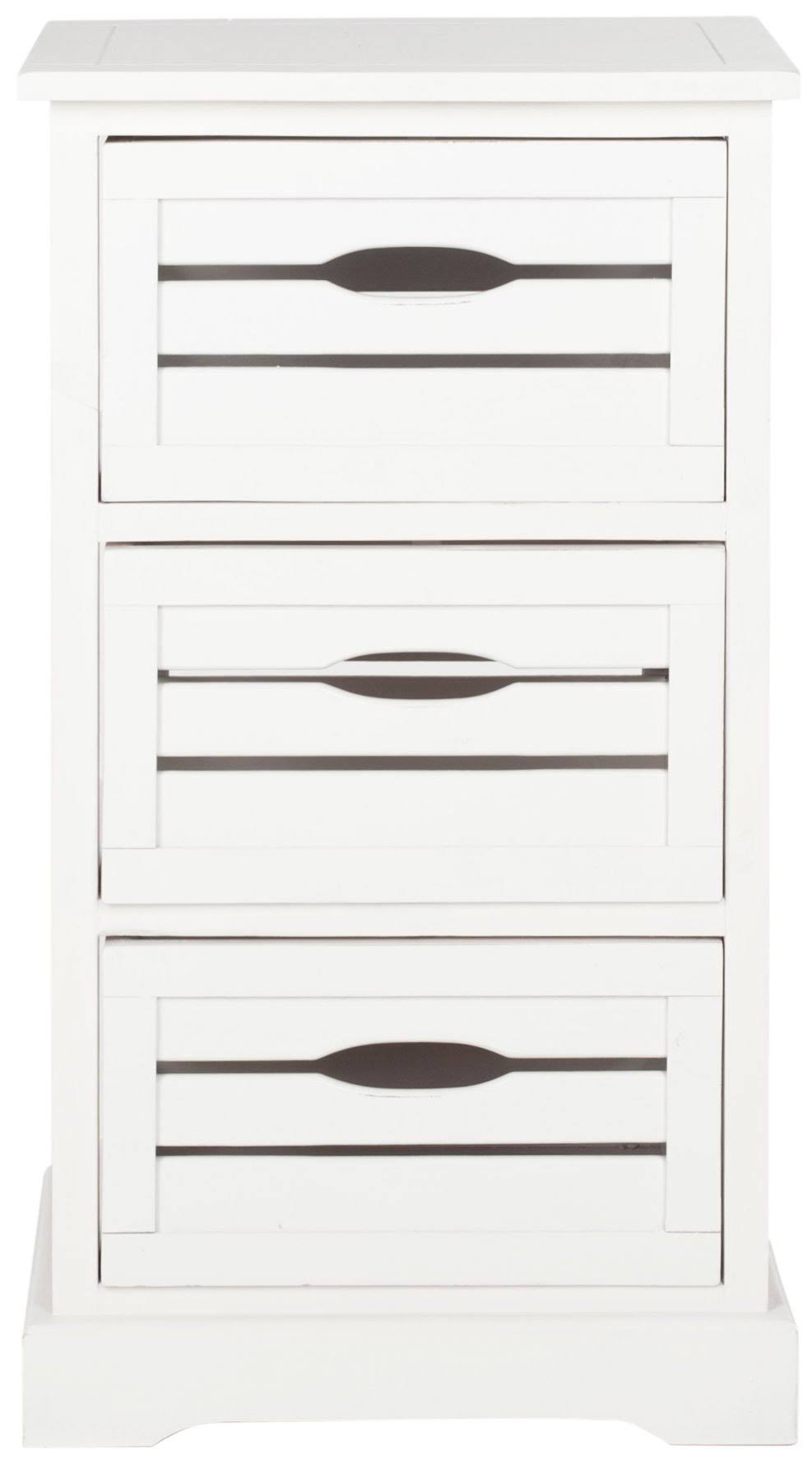 Black 3 Drawer Cabinet W8808