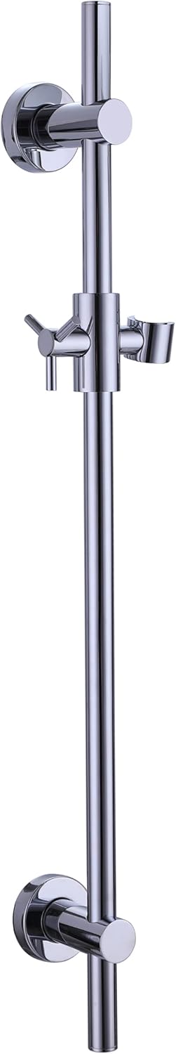 Chrome 27.5 Inch Shower Slide Bar for Hand Held Shower Heads L7934