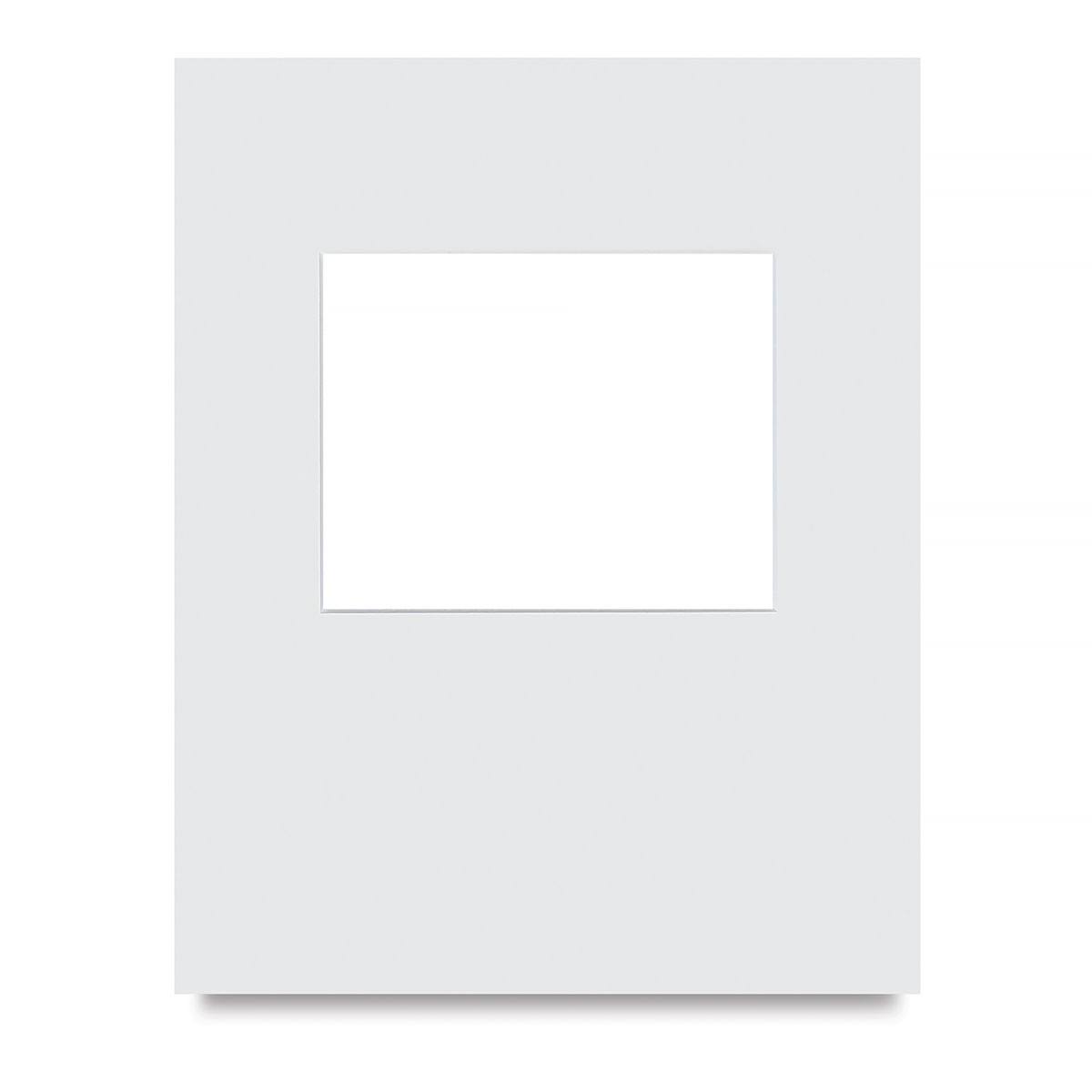 Pre-Cut Gallery Mats, White, Landscape, Pkg of 6 Y24168