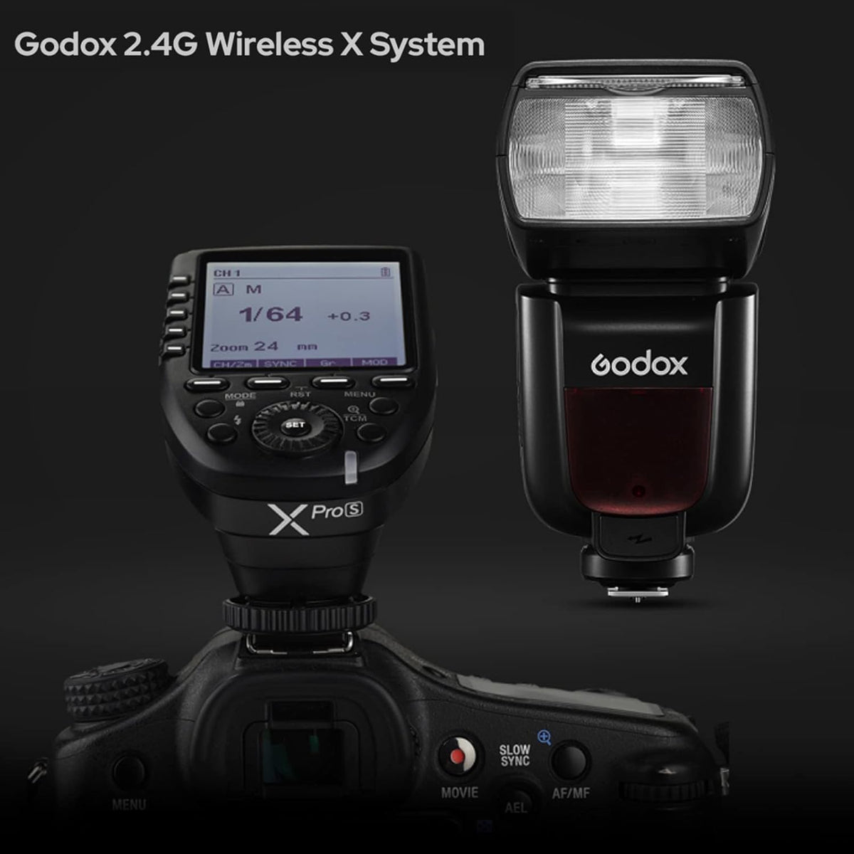 TT685II-N I-TTL Flash Speedlight Camera Flash HSS 1/8000s 2.4G Wireless M33598