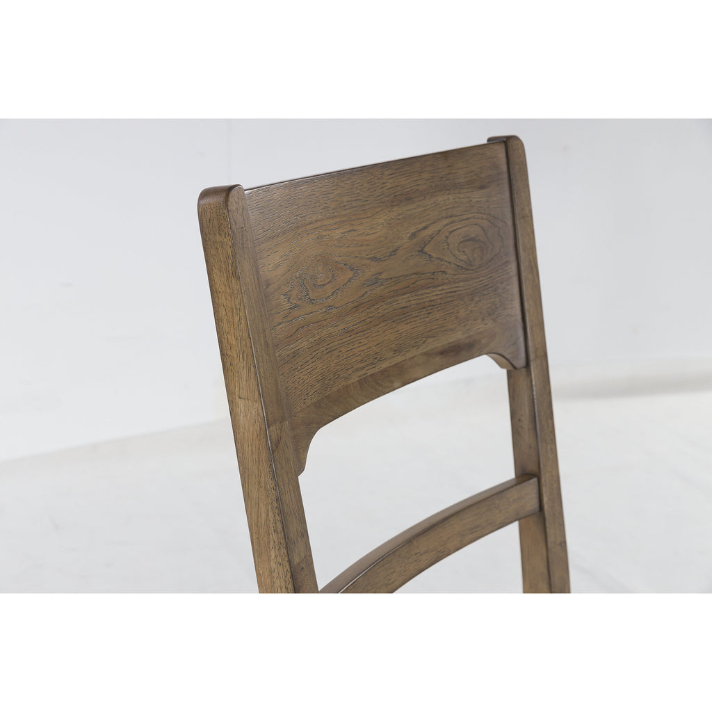Brown & Tan Traditional Dining Chair Set of 2 K13926