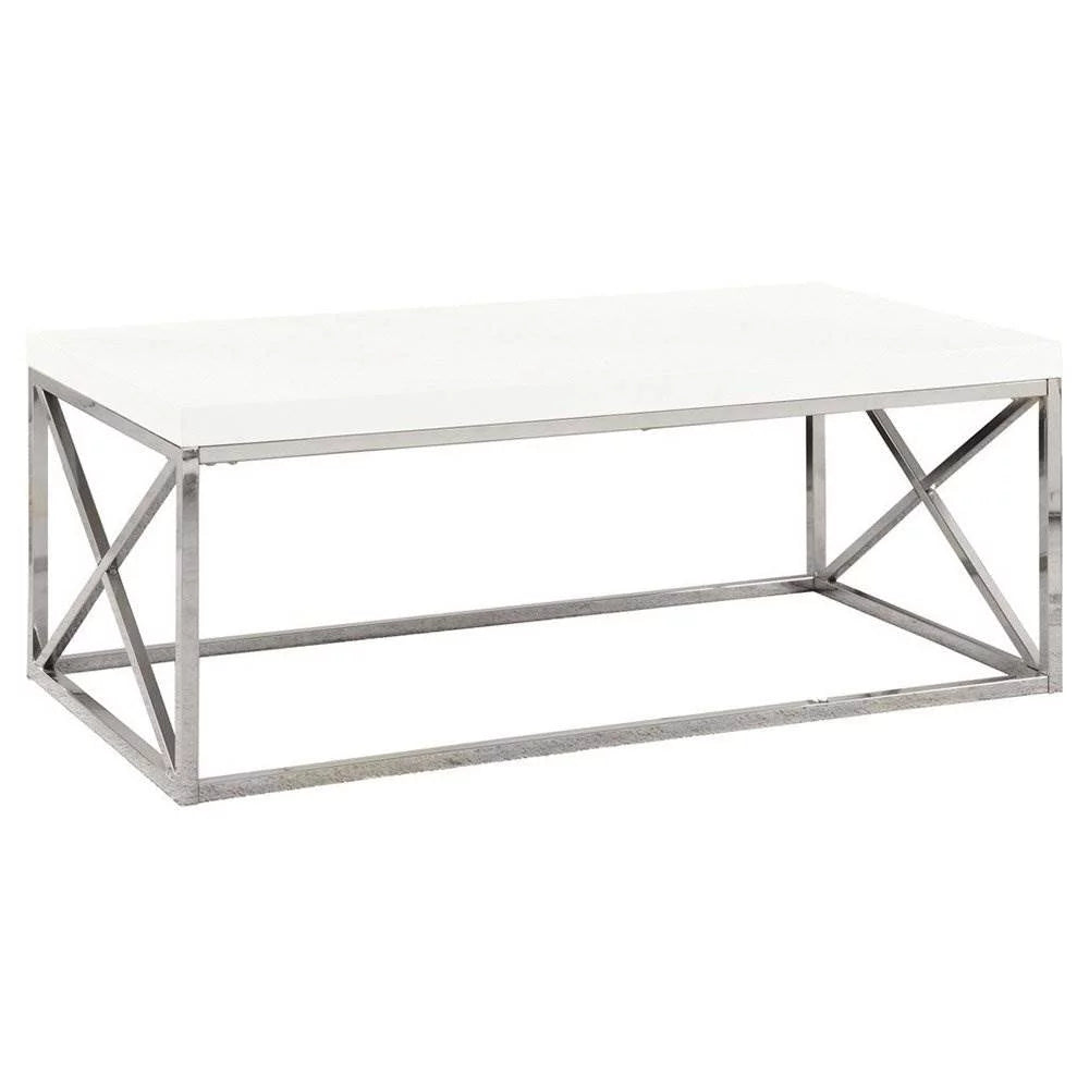 Glossy White Laminate Coffee Table B5957