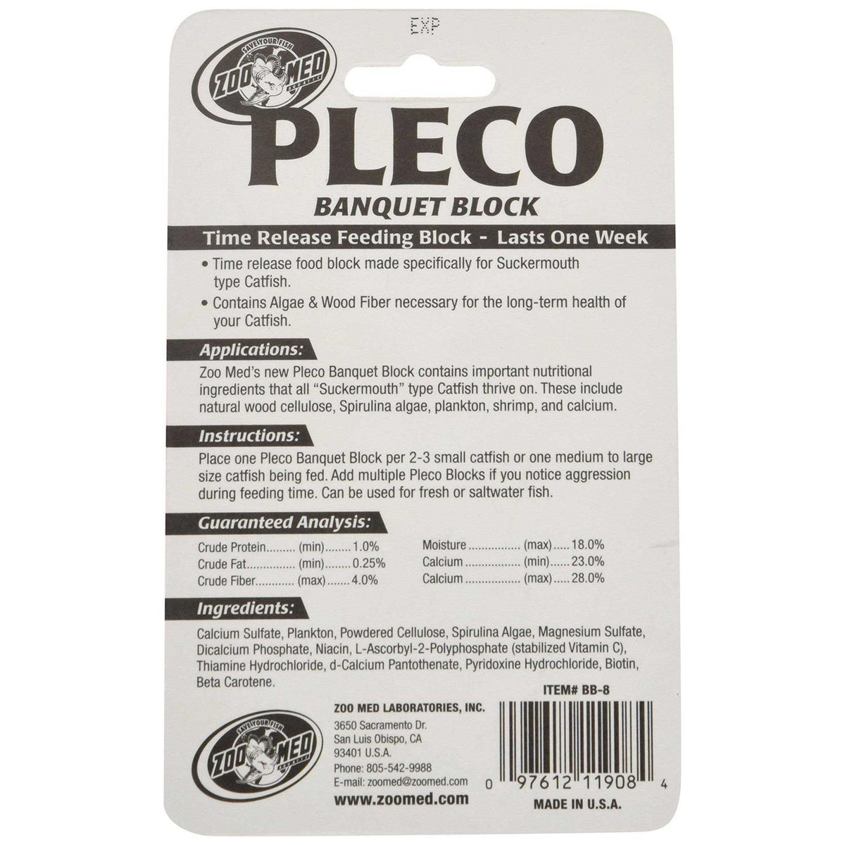 Pleco Banquet Block G53321