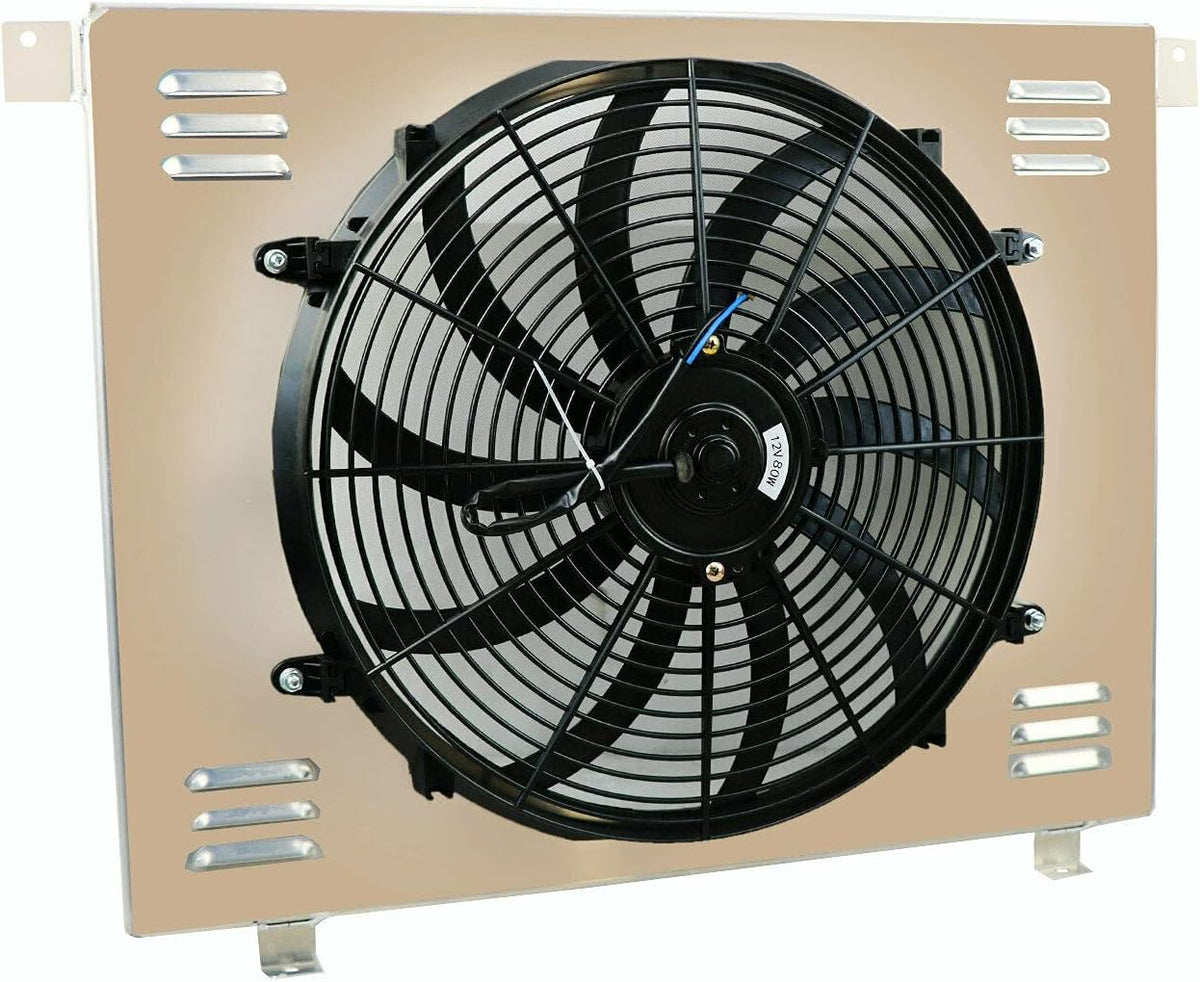 Radiator Shroud + Fan for Chevy Colorado/GMC Canyon/Hummer H3 5.3L V8 2009 2010 2011 2012 V6893