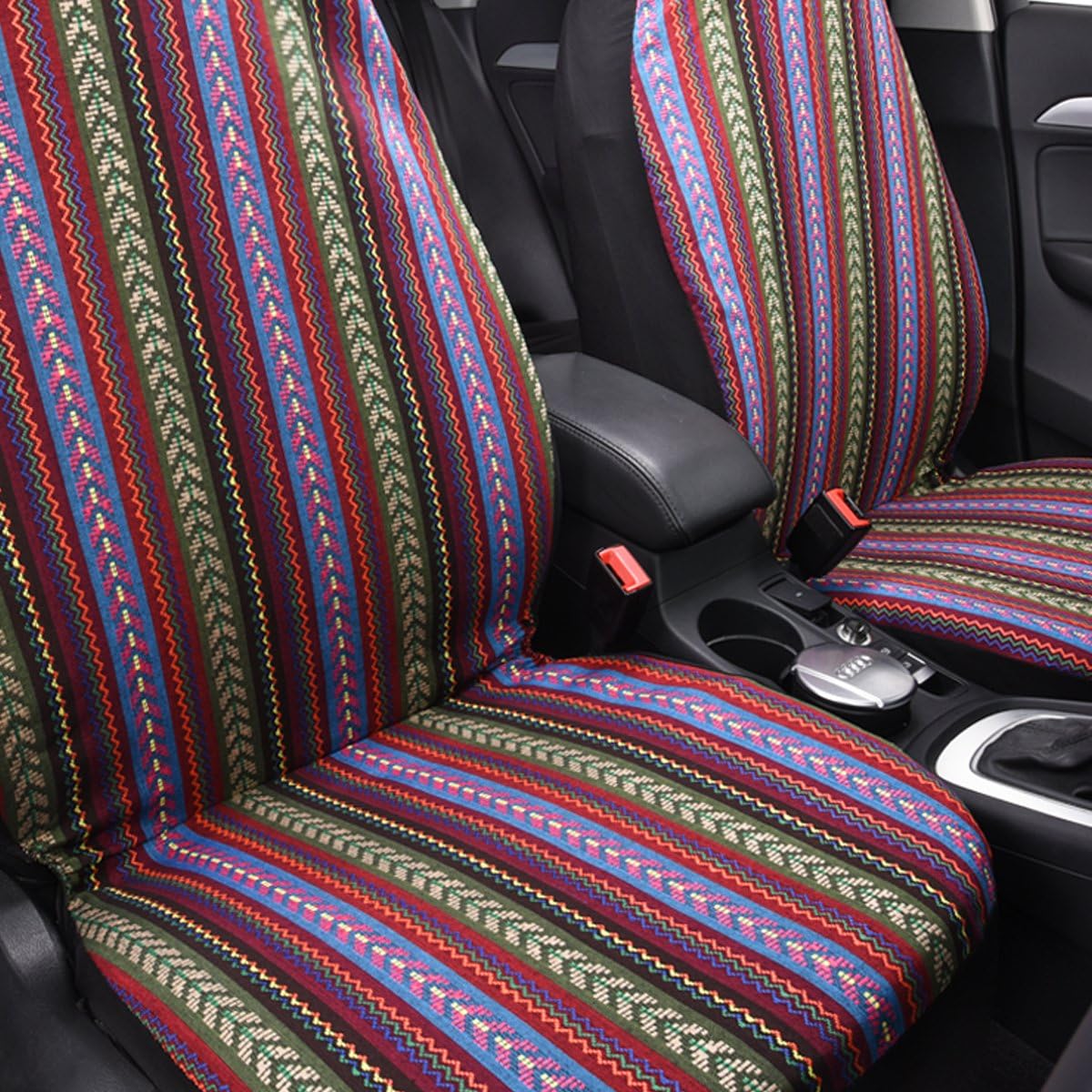 Boho Car Seat Cover Two Front A923