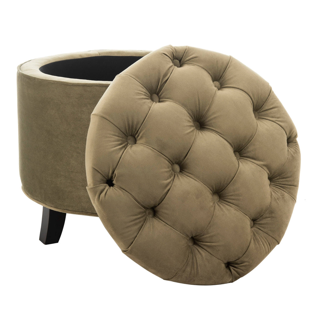 Spruce Tufted Storage Ottoman C269057