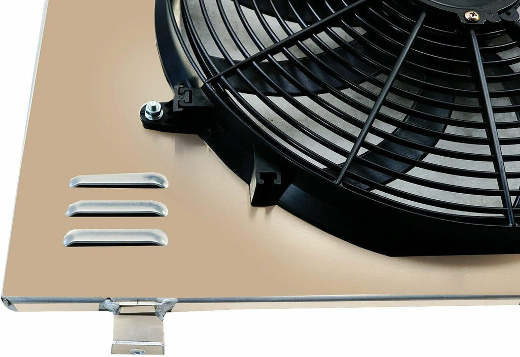 Radiator Shroud + Fan for Chevy Colorado/GMC Canyon/Hummer H3 5.3L V8 2009 2010 2011 2012 V6893
