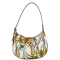 Printed Small Zip Shoulder Bag E767
