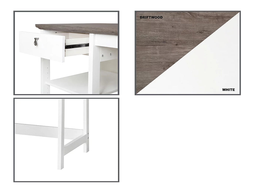 White Writing Desk B7736