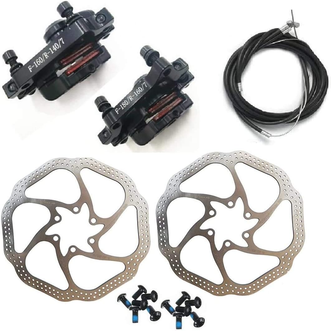 Mountain Bicycle Mechanical Disc Brake Kit 160mm Front and Rear L12827