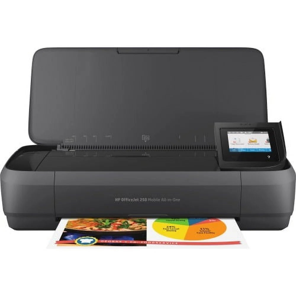 Restored HP OfficeJet 250 Mobile All-in-One InkJet Printer I769004