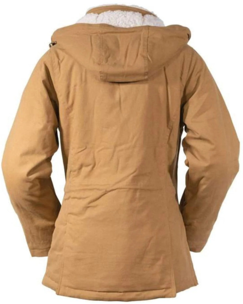 Canvas Fleece Hooded Jacket Tan 3X T49564