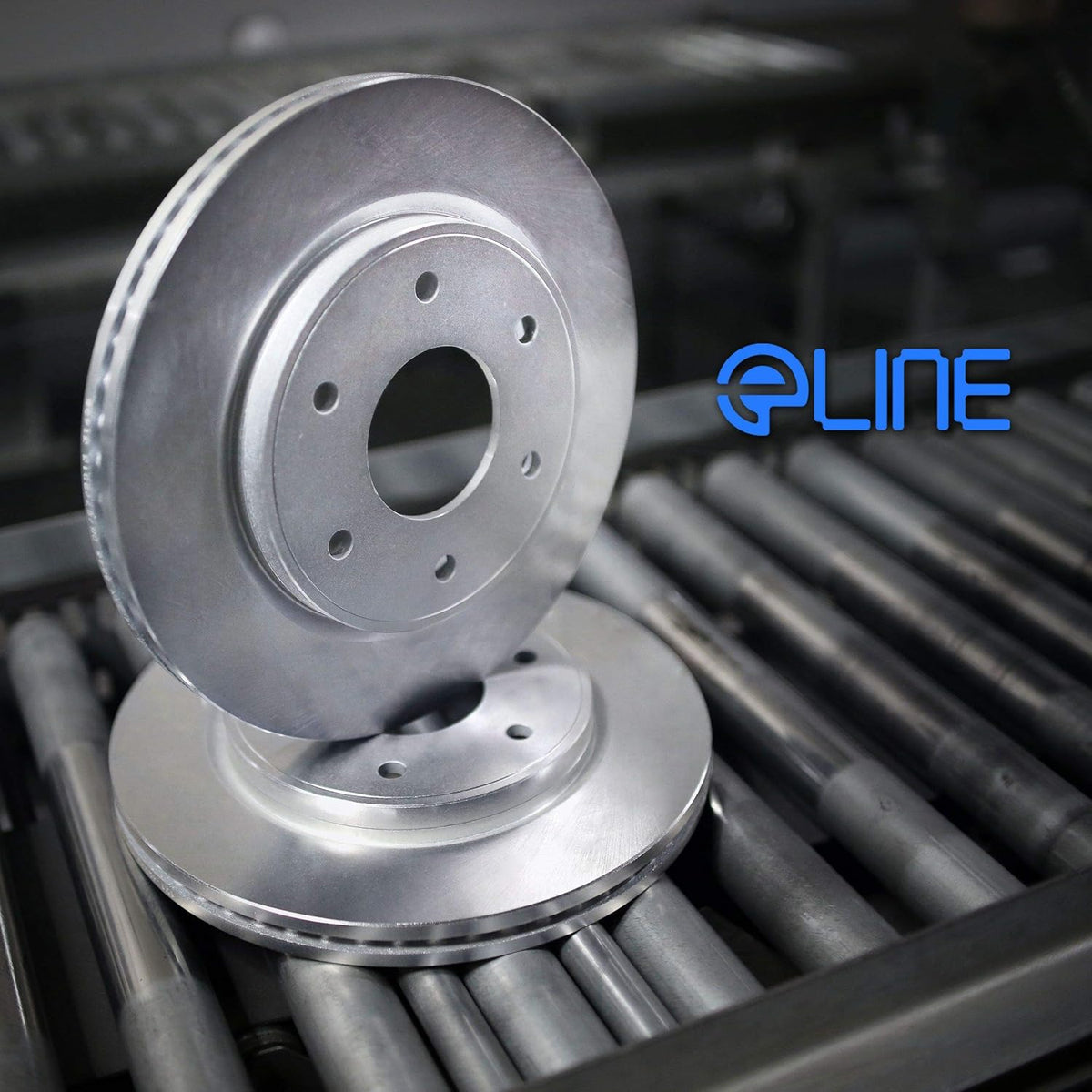 Front Brake Rotors with Semi-Metallic Brake Pads Q4174