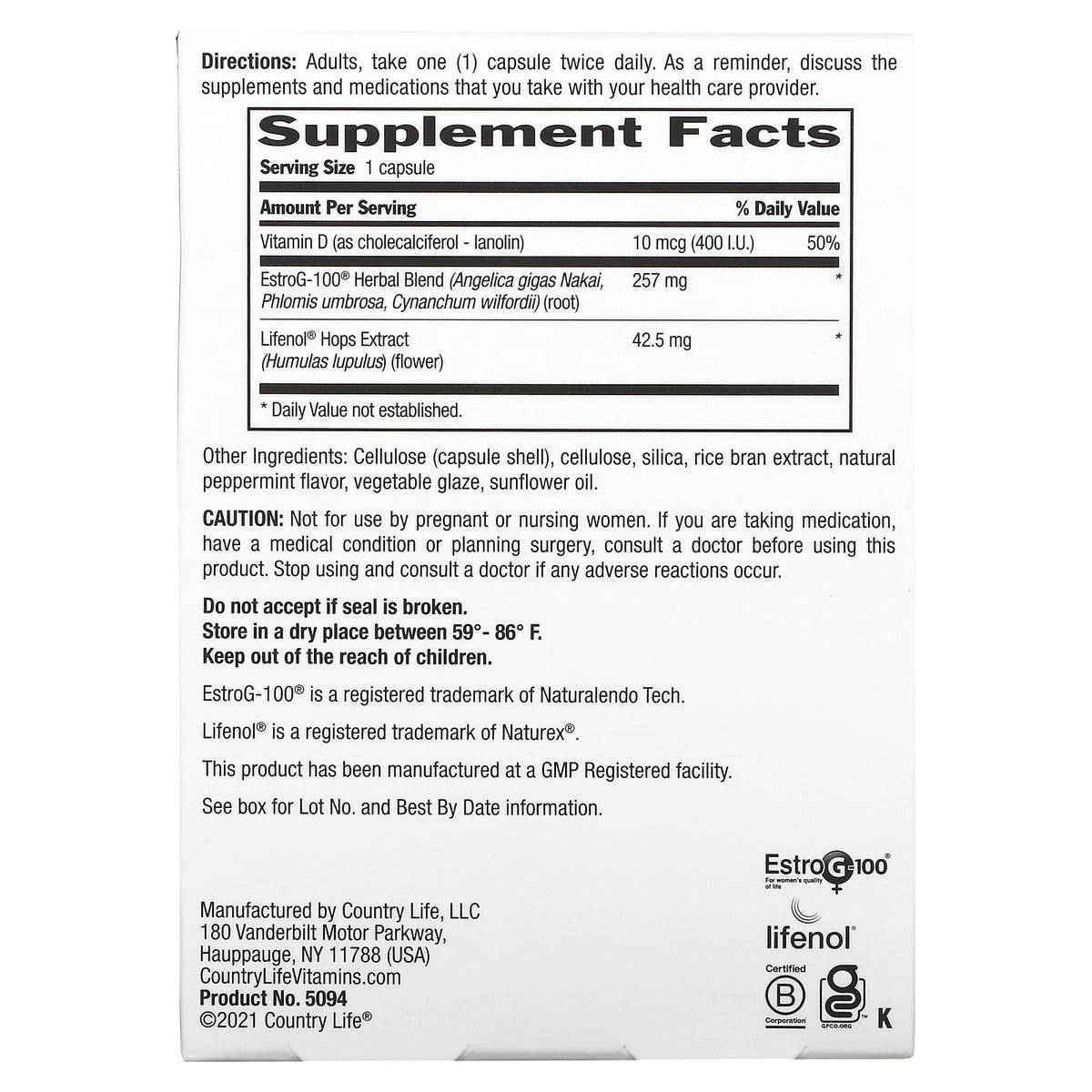 60 Vegetarian Capsules F963736