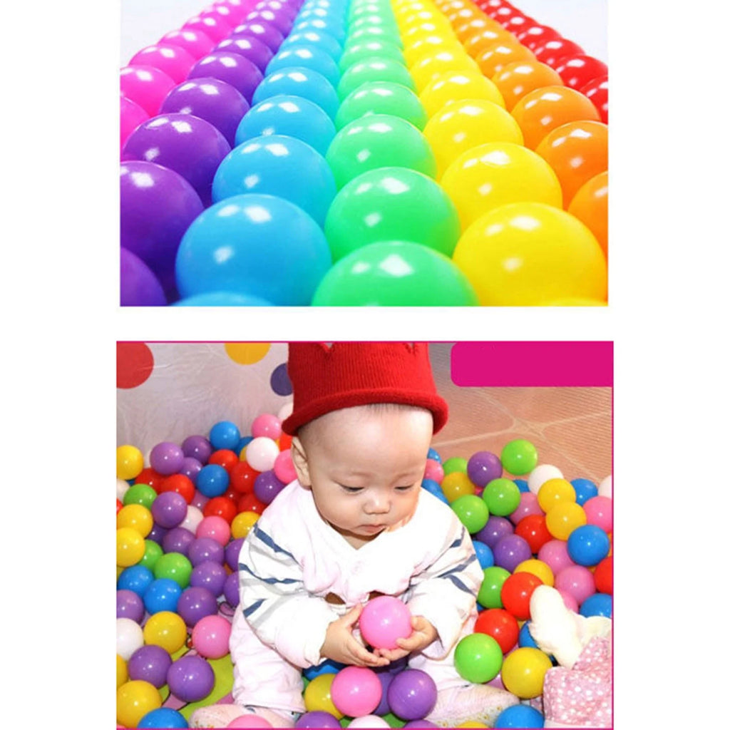 100PCS 5.5cm Colorful Soft Plastic Ocean Balls M27574
