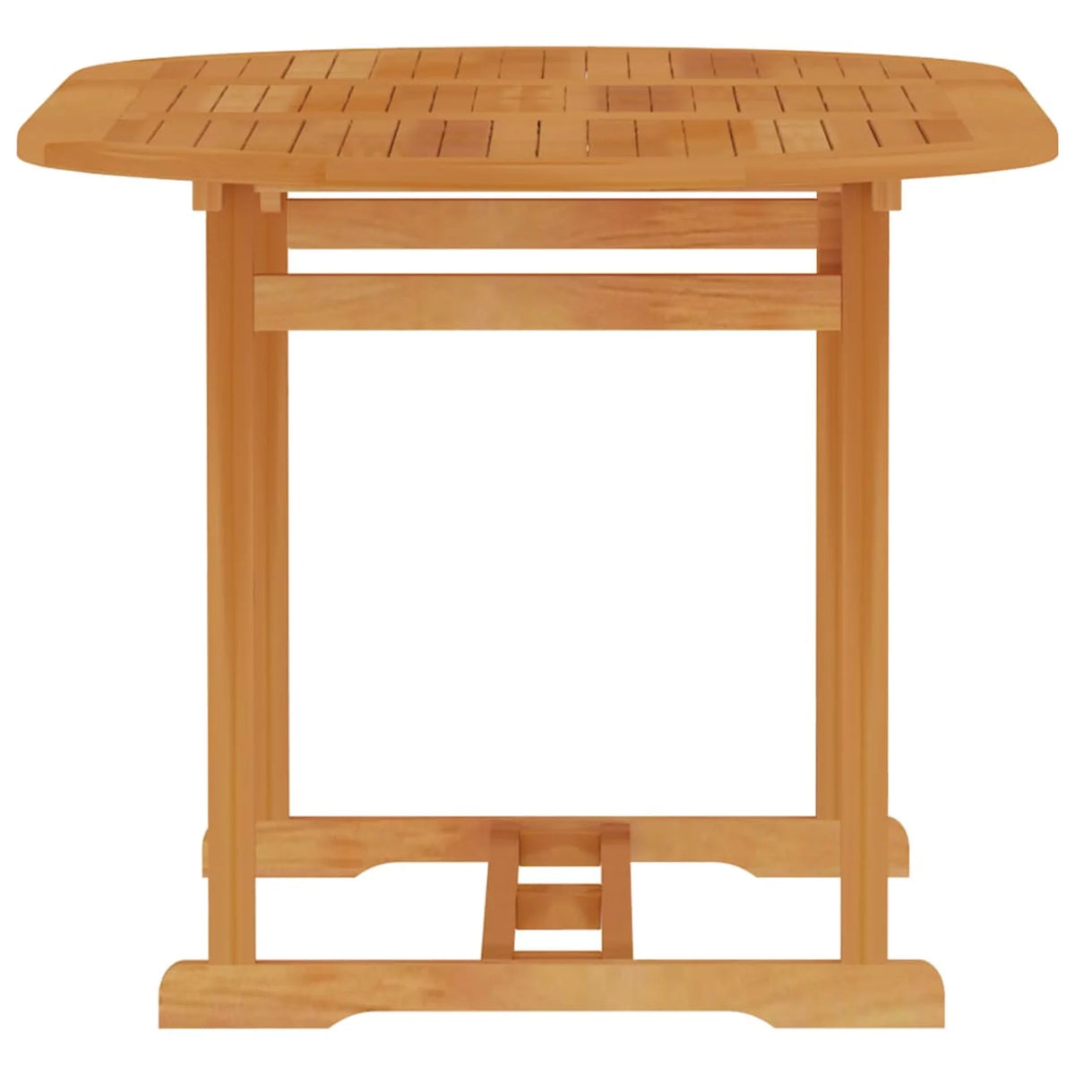 Wooden Outdoor Dining Table with Umbrella Hole A4619