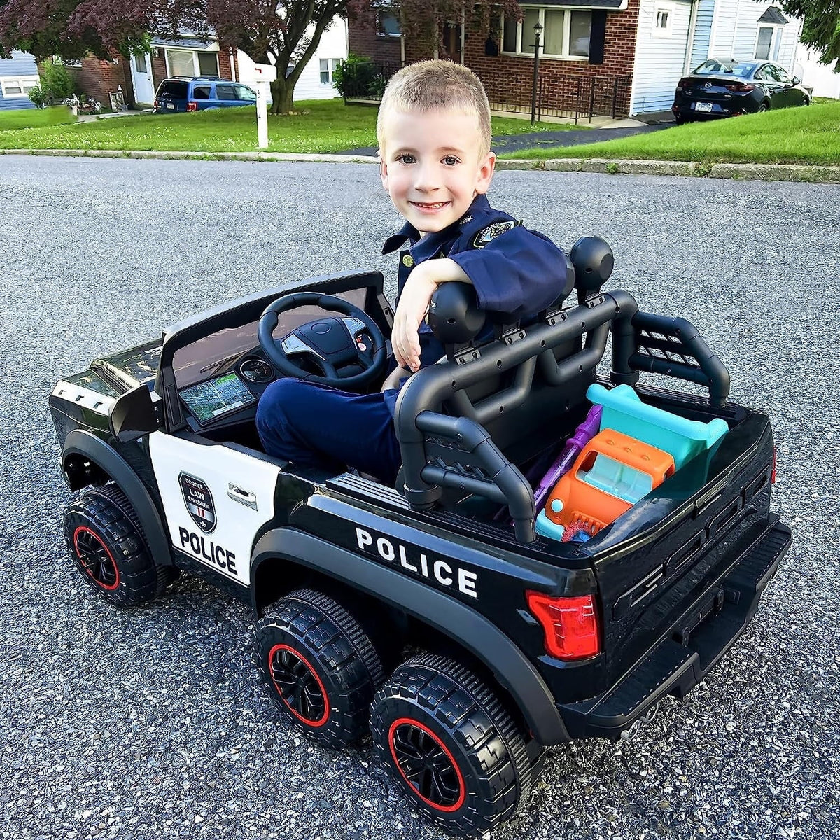 24V Kids Electric Ride on Toy Truck, 4WD 2 Seater K612433