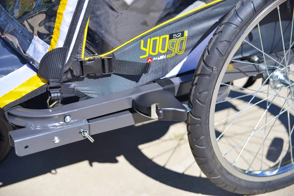 Steel 2-Child Bicycle Trailer and Stroller T4375